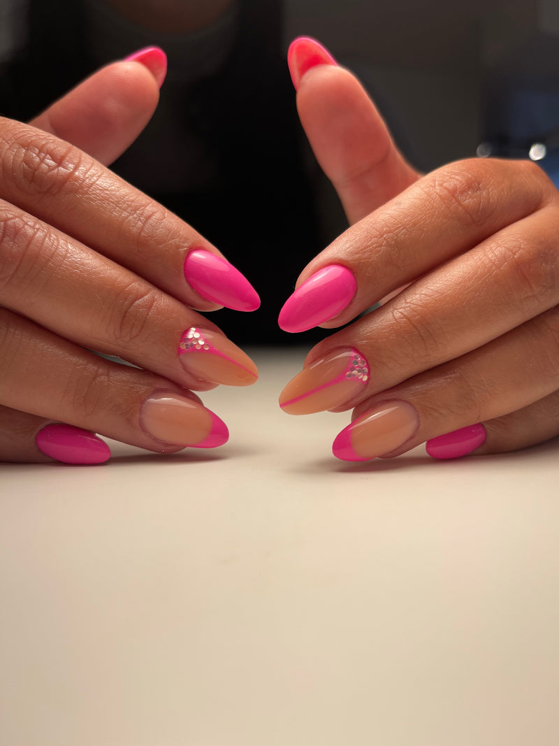 PNB Pink Boom fuchsia gel nail polish 256