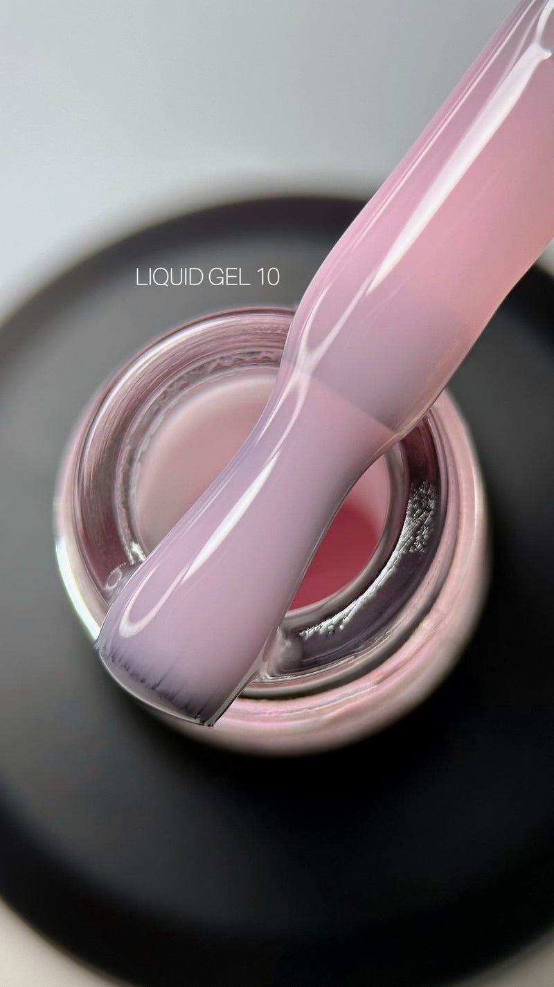 SAGA Liquid gel sheer pink 30 ml #10 – NashlyNails