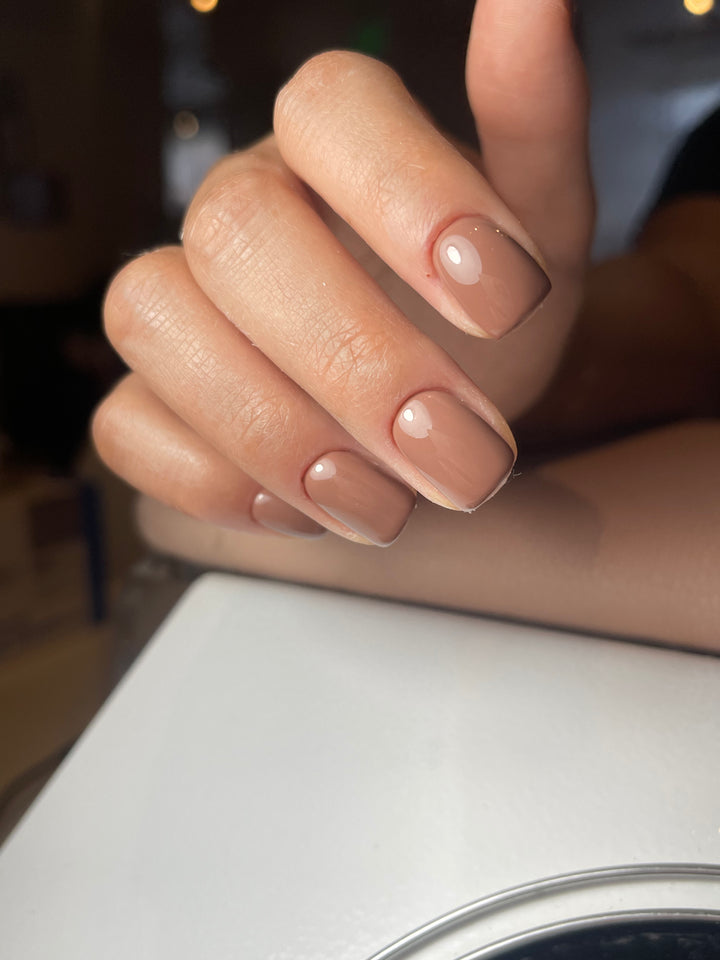 PNB brown gel nail polish 122 Mocha – NashlyNails