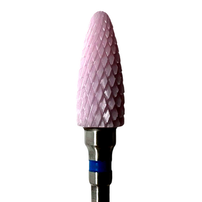 NashlyNails pink ceramic nail drill bits for Russian manicure