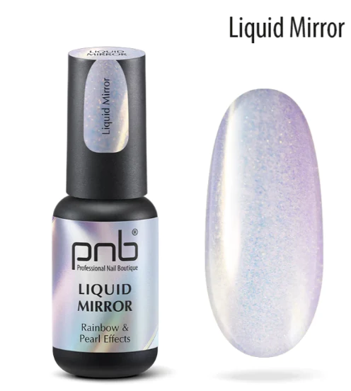 Rainbow fluid gel polish for Russian manicure