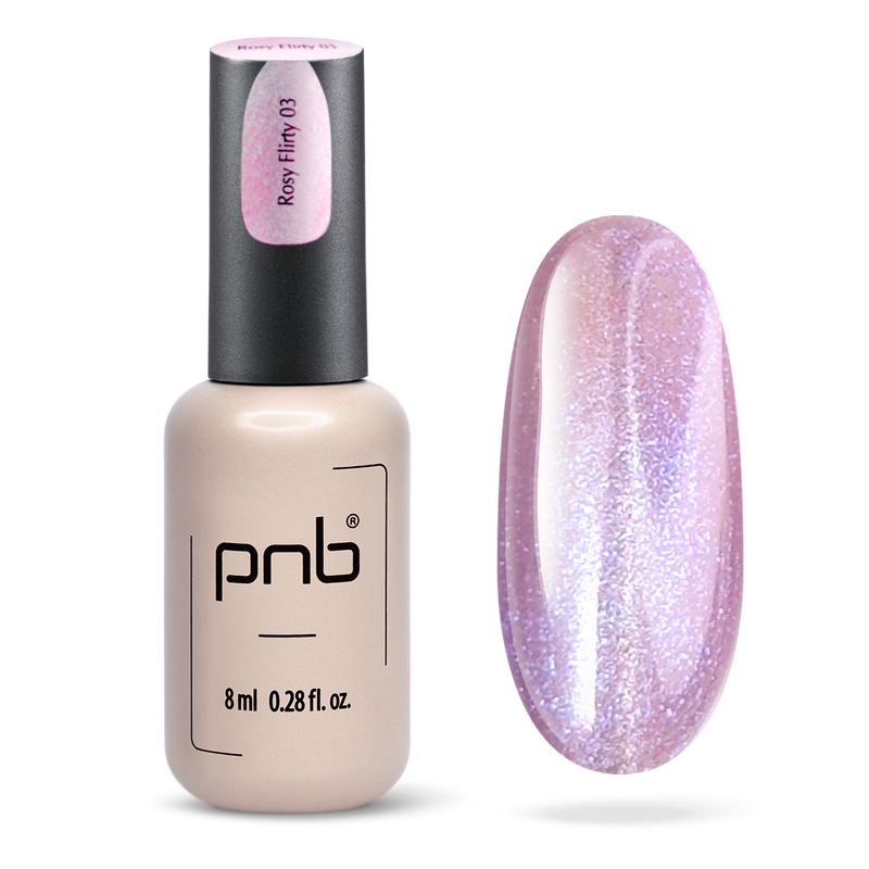 PNB Magnetic Gel Polish Glamour Cat 03 Rosy Flirty (8 ml)