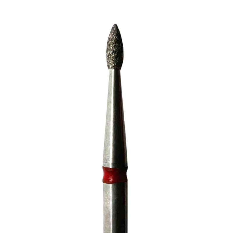 Diamond e-file nail drill bits -flame(drop), soft grit, Russian electr ...
