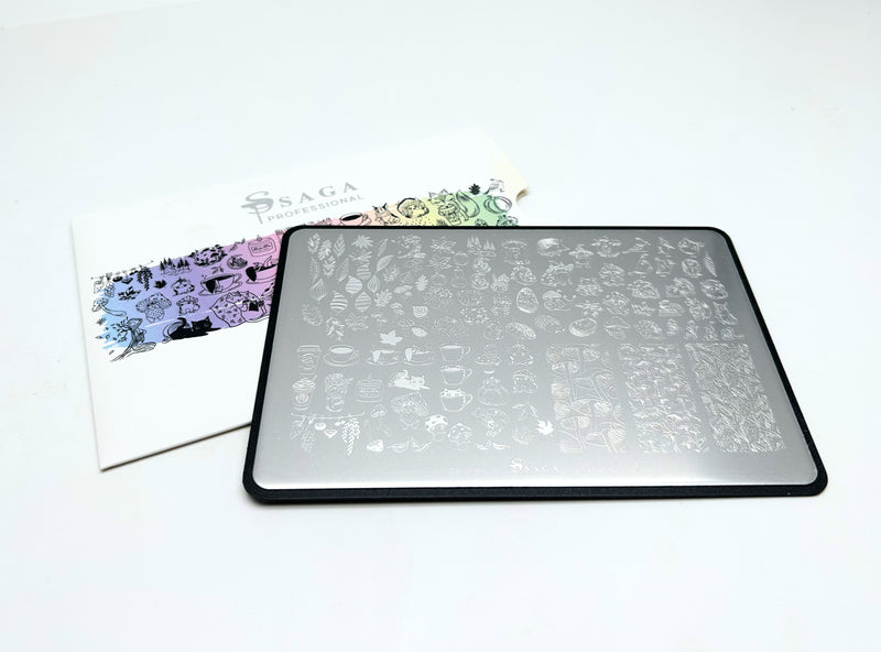 saga nail stamping plates autumn