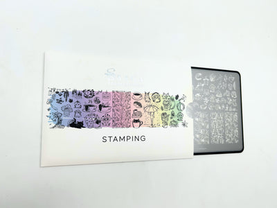 saga nail stamping plates autumn