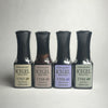 Star Galaxy Icegel Moon Mist gel polish collection - four bottles with Sand Illume, Rose Drift, Mist Aurora, and Leaf Glow shades