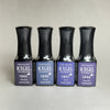 Star Galaxy Icegel Very Blue Gel polish collection - four blue gel polish bottles in Midnight, Ocean, Wave, and Deep Sea shades