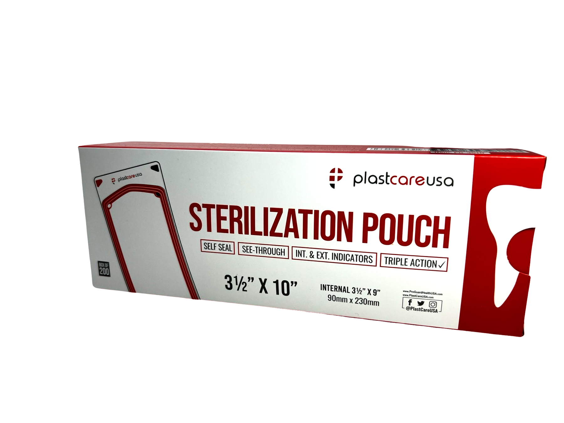 Autoclave sterilization pouches for nail tools 200pcs NashlyNails