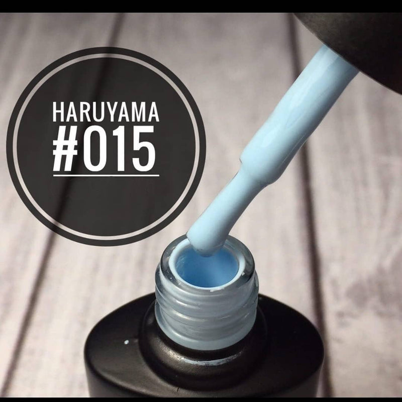 Haruyama Light blue gel nail polish 015