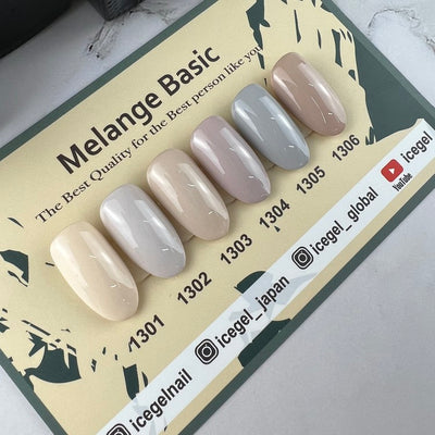 ICEGEL Melange Basic gel polish for manicure and pedicure nail art