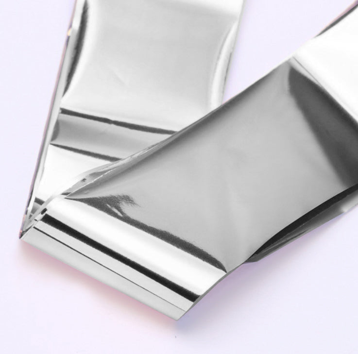 Beautiful silver foil to add to any manicure or pedicure for sensational nail art