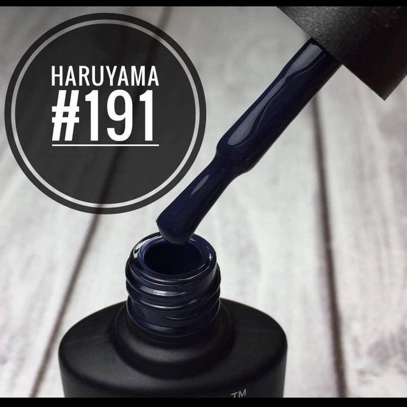 High quality Haruyama Navy Blue gel polish for manicures and pedicures