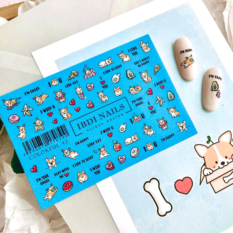 IBDI Dog nail decals for manicures and pedicures