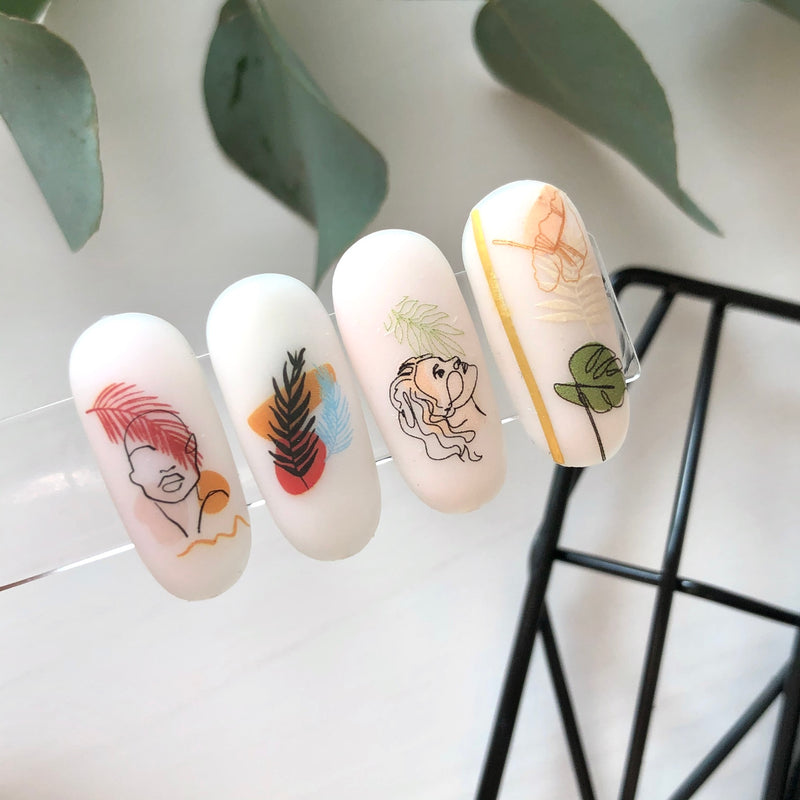 Nail decal swatch examples