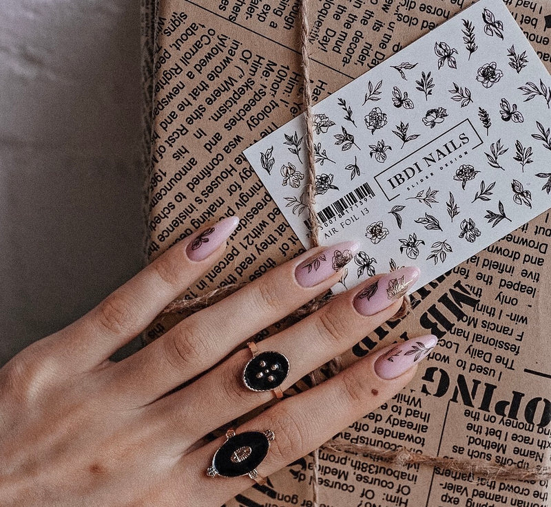 Manicure with IBDI decals