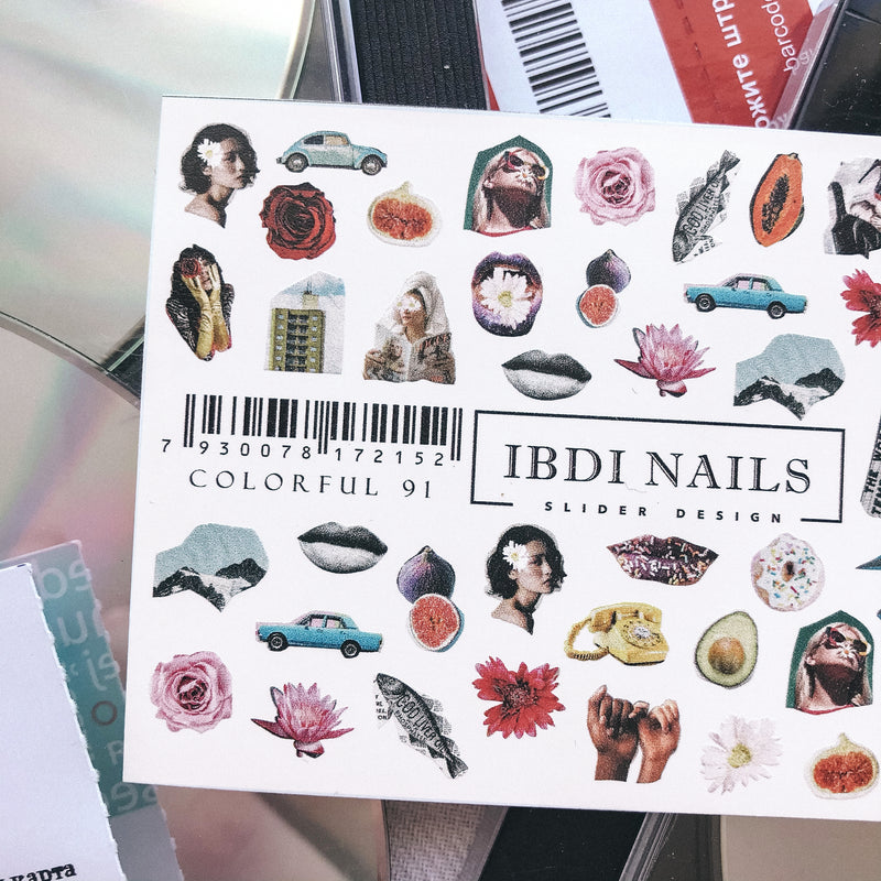 IBDI pop art nail decals