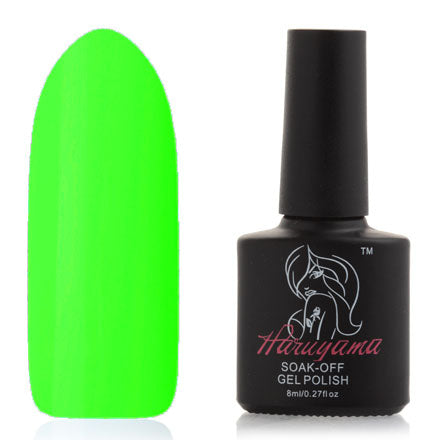 Haruyama Green gel nail polish 32