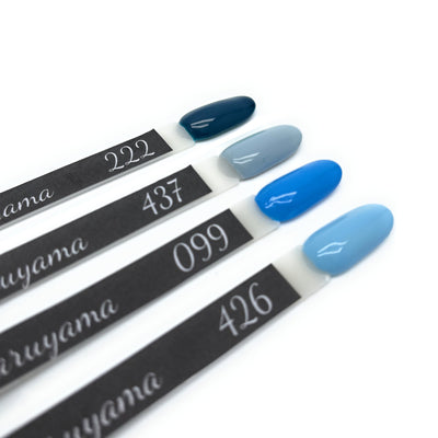 Haruyama blue gel polish set of 5