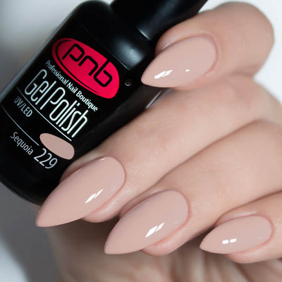 PNB creamy nude gel nail polish for Russian manicures