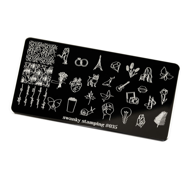 Swanky Stamping nail stamping plates 035