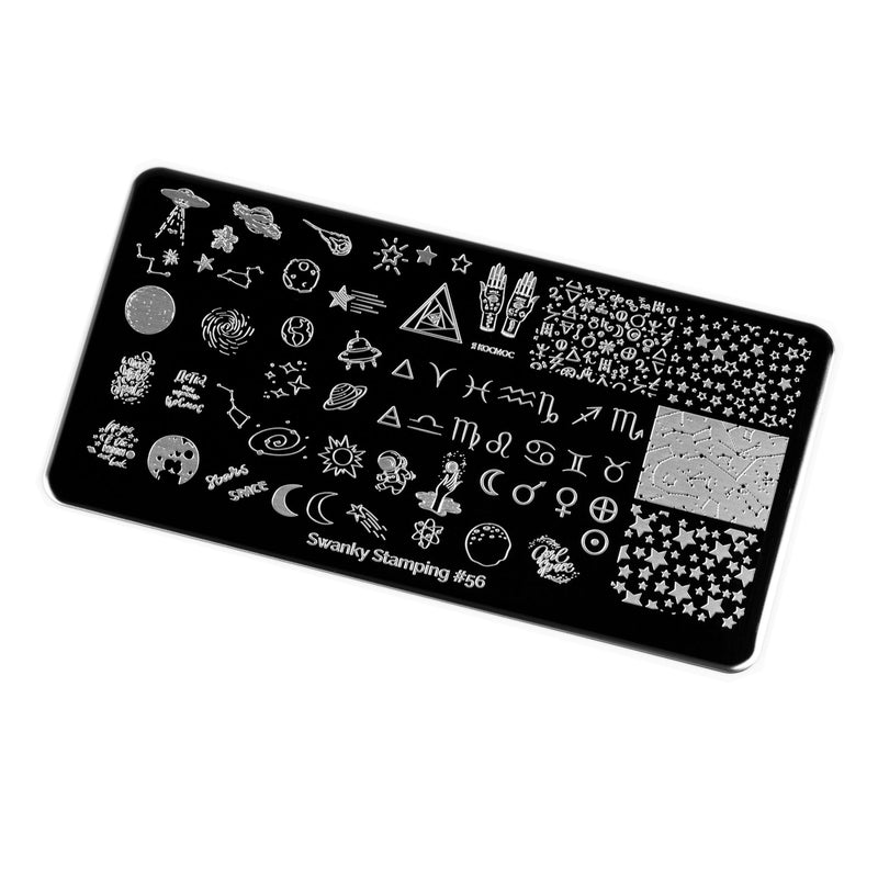 Swanky Stamping space nail stamping plates 056