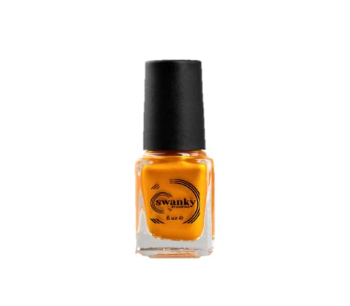 Swanky Stamping polish, metallic orange M06