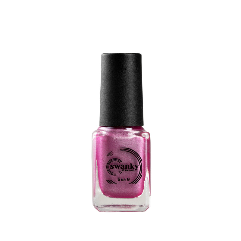 Swanky Stamping polish, metallic pink M121