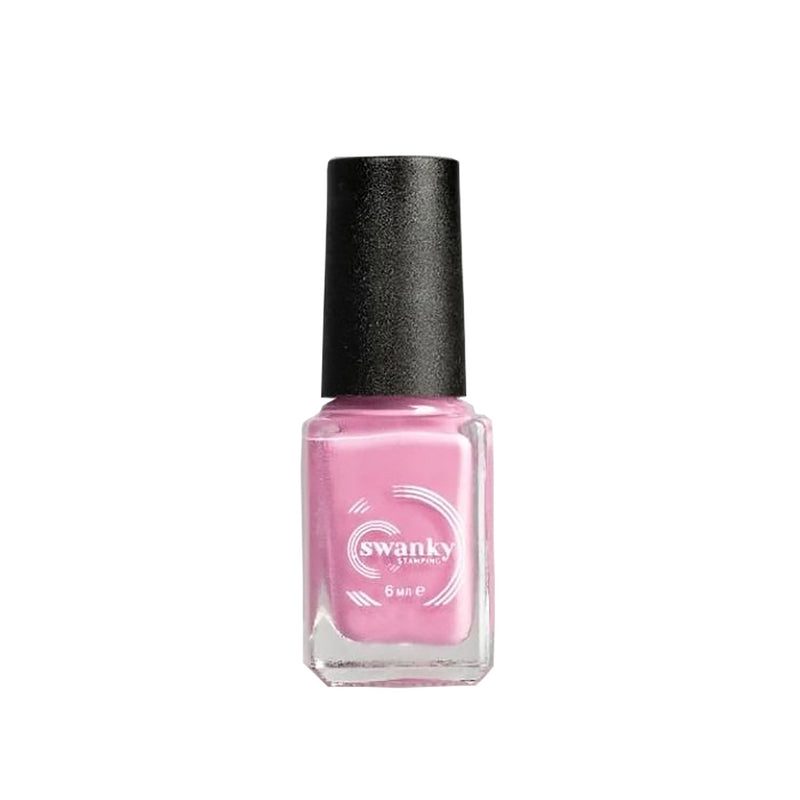 Swanky Stamping polish, light pink S23