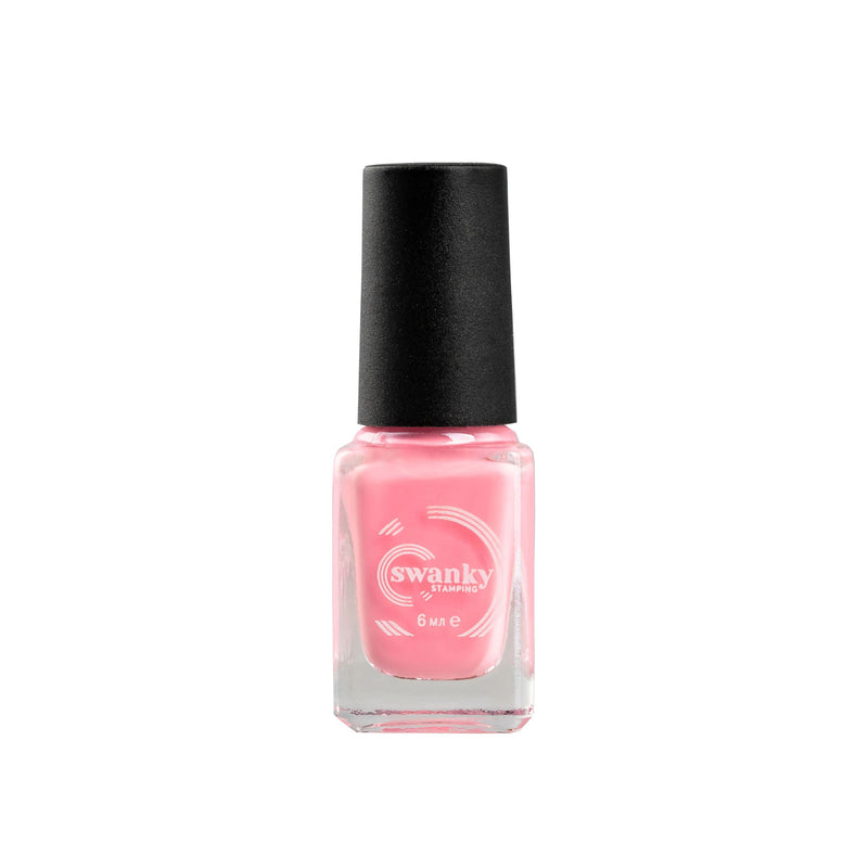 Swanky Stamping polish, light pink S13