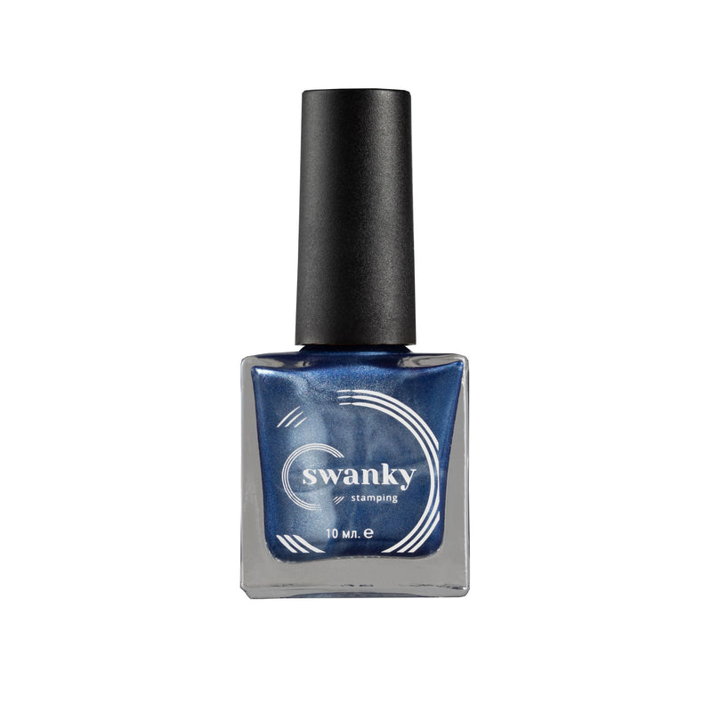Swanky Stamping polish, metallic blue Metallic09