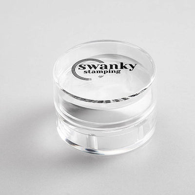 Swanky Stamping mini round silicon stamp for manicures and pedicures