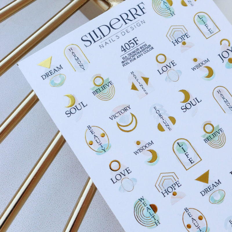 IBDI positive foil nail decals for manicures and pedicures