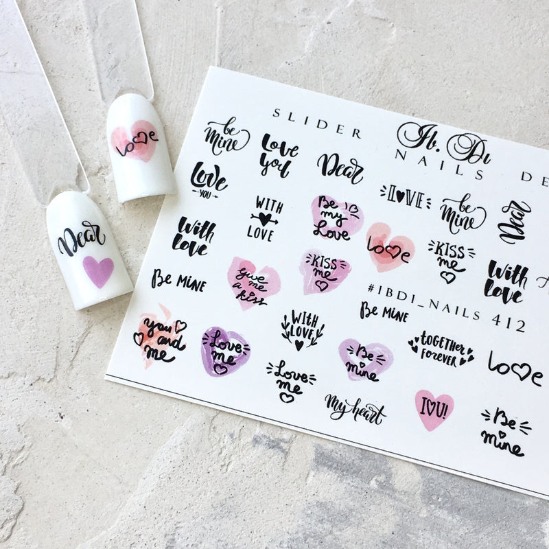 IBDI nail decals for manicures and pedicures