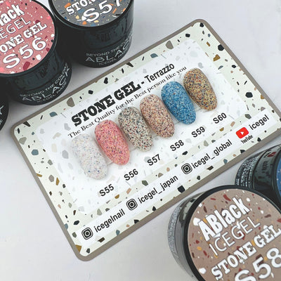 ICEGEL Stone gel polish for manicures and pedicures