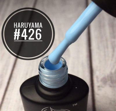 Light blue Haruyama gel polish 426