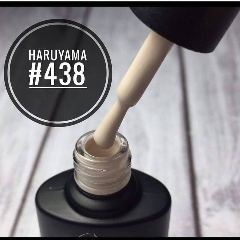 Beautiful cream Haruyama gel polish for manicures and pedicures