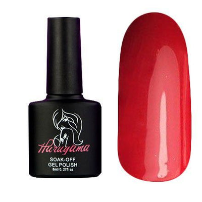 Red Haruyama gel polish for machine manicures and pedicures