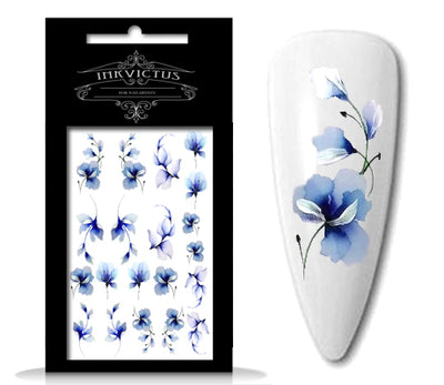 INKVICTUS flower nail decals for Russian manicure