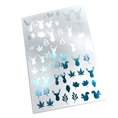 INKVICTUS Christmas waterslide nail decals for manicures and pedicures