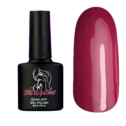 Haruyama red gel polish for manicures and pedicures