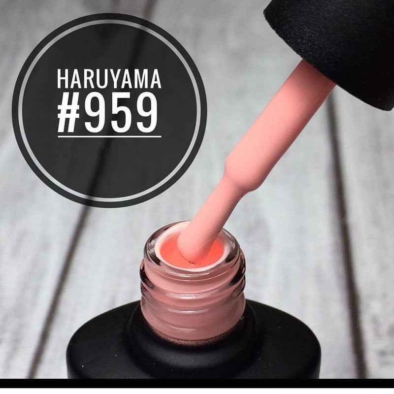 Pink/Beige Haruyama gel nail polish for manicures and pedicures