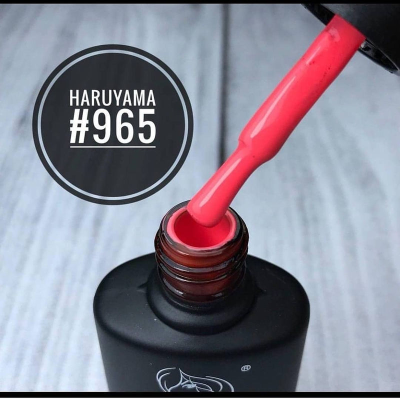 Haruyama orange gel polish 6 pack for manicures and pedicures