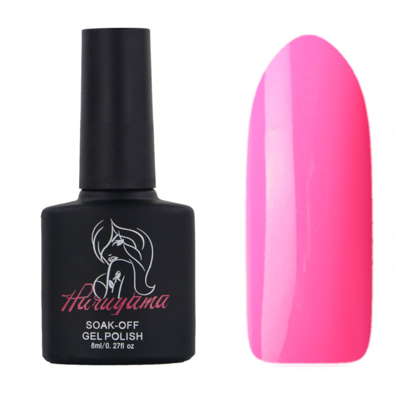 Haruyama pink gel polish for a beautiful manicure or pedicure