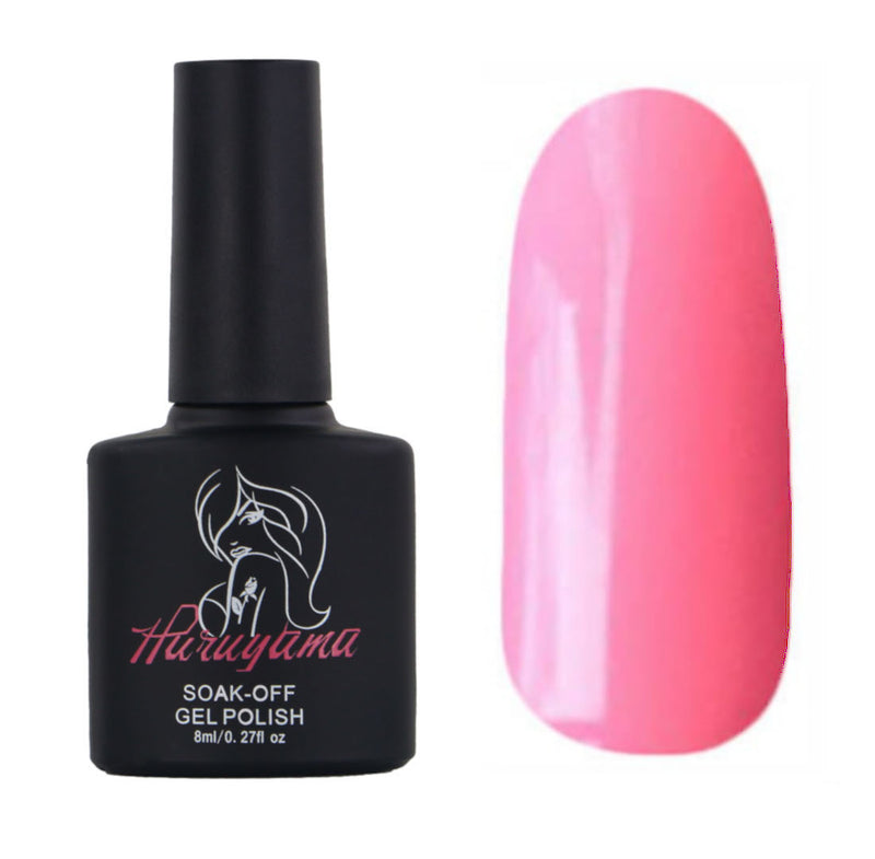 Haruyama pink gel nail polish 967 for Russian manicure