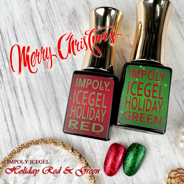 ICEGEL Christmas gel nail polish for manicures and pedicures