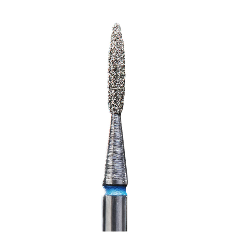 STALEKS PRO Flame drop, medium grit e-file nail drill bit for manicures and pedicures