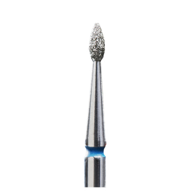 STALEKS PRO Cuticle e-file nail drill bit for manicures and pedicures, flame drop, 1.6mm