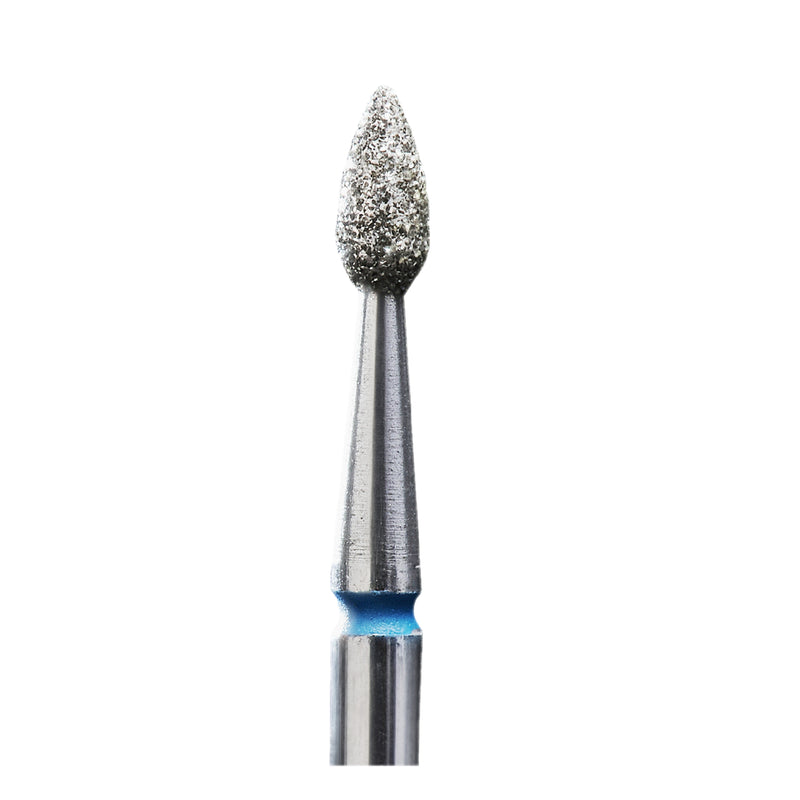 STALEKS PRO E-file nail drill bit flame drop, medium grit for manicures and pedicures