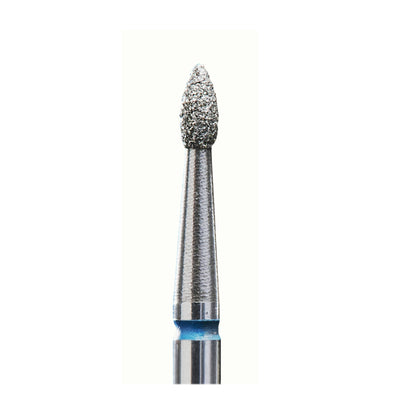 STALEKS PRO E-file nail drill bit, medium grit, flame drop shape for cuticle manicures and pedicures