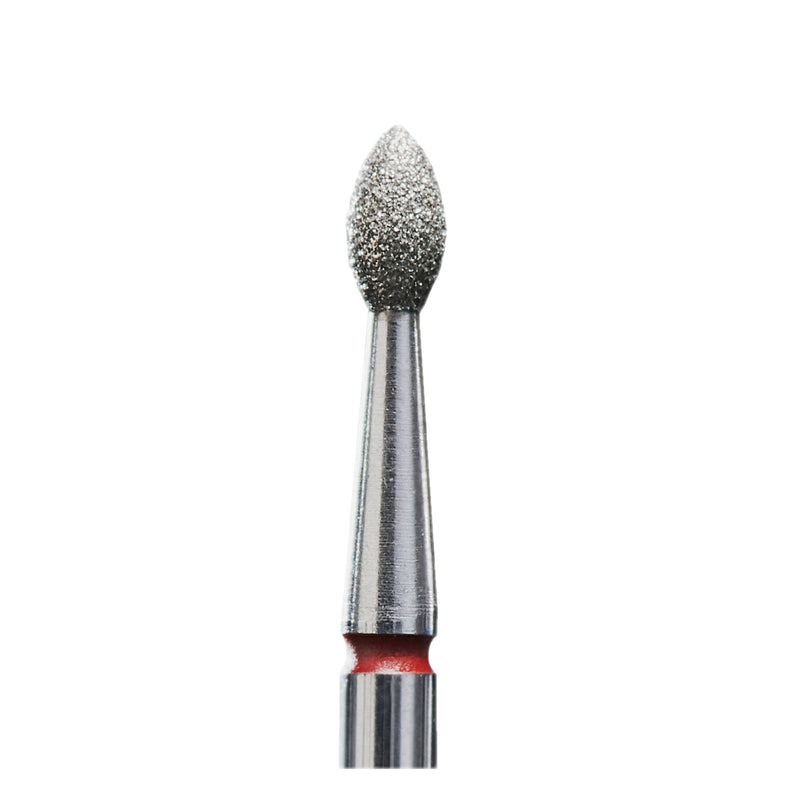 STALEKS PRO Nail drill bits, flame drop, e-file soft grit bit for manicures and pedicures